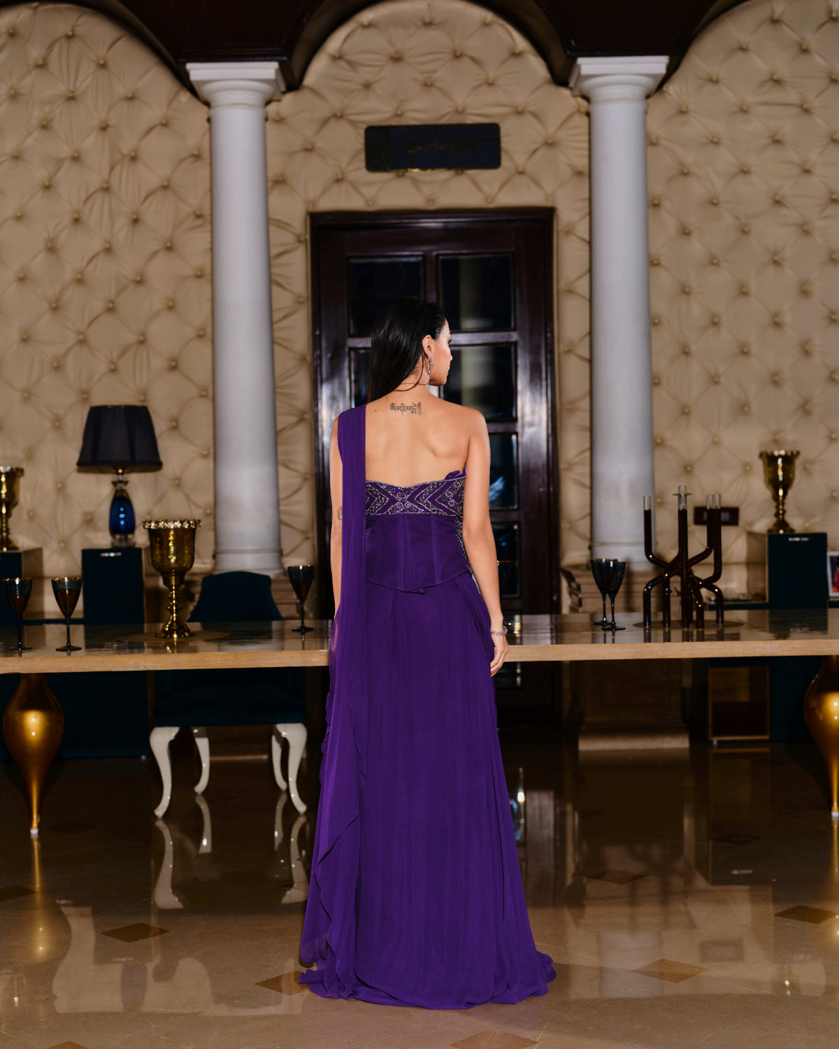 Corset Pre-draped Saree