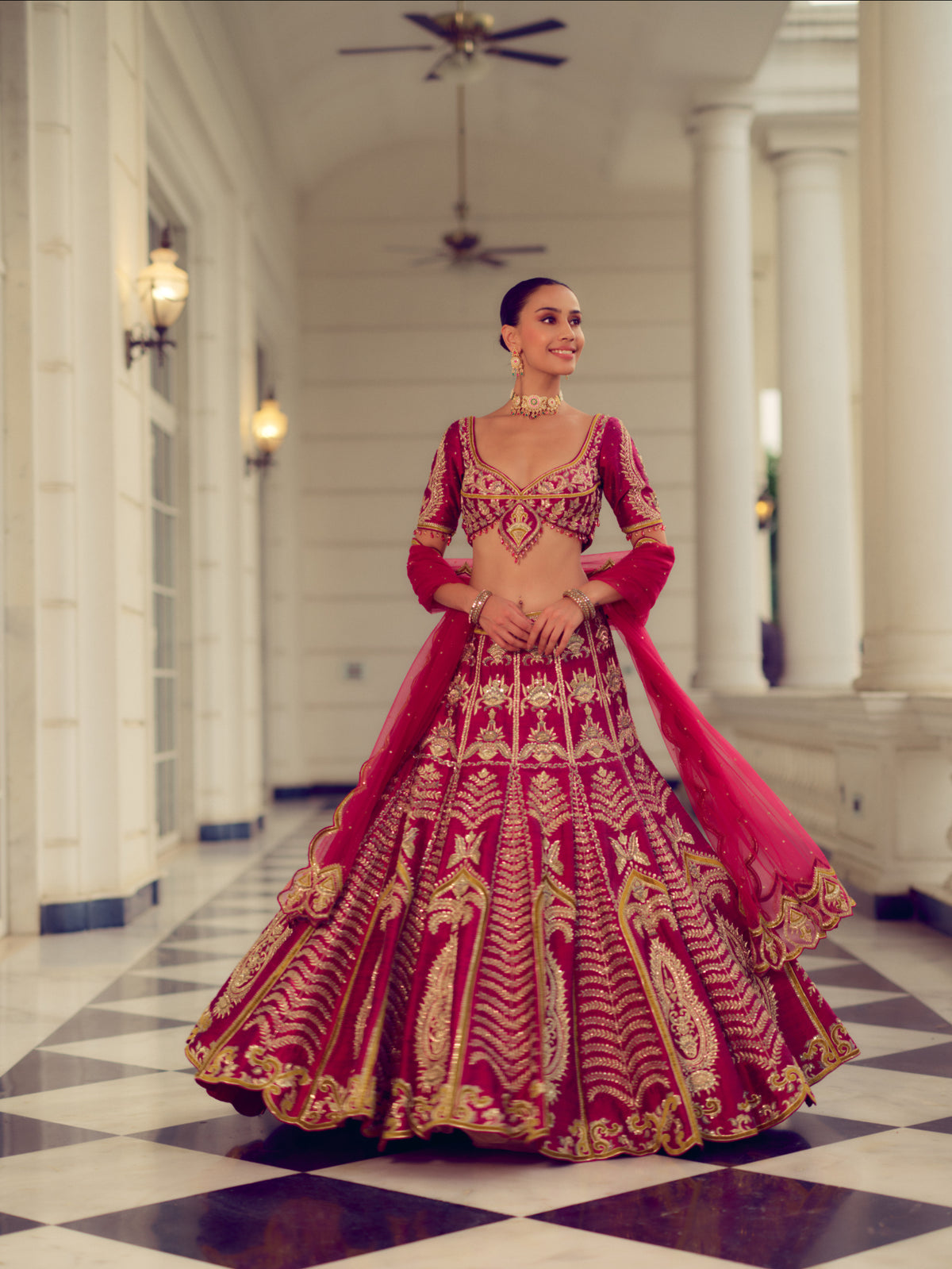 Embroidered Bridal Lehenga Set