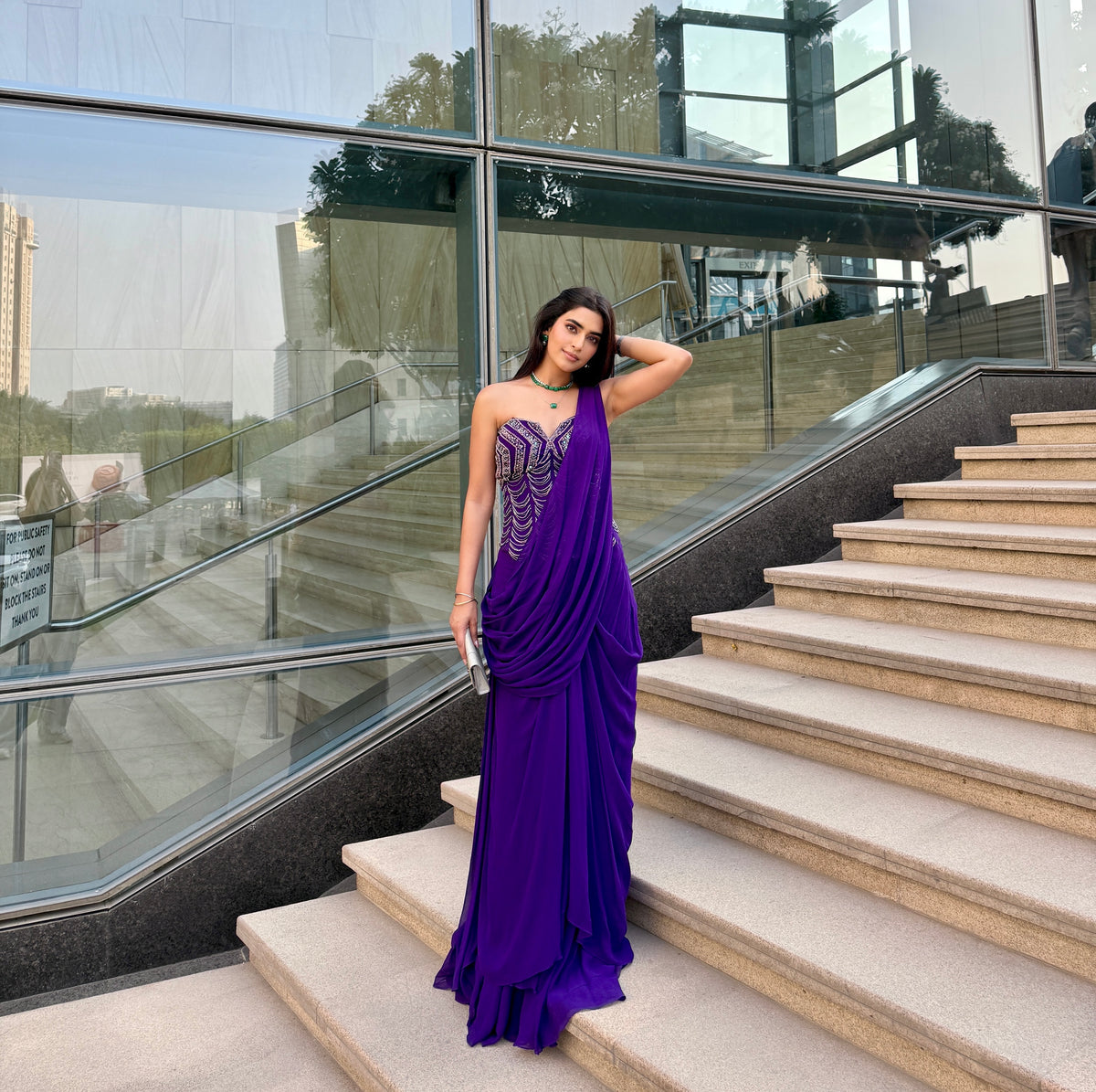 Corset Pre-draped Saree