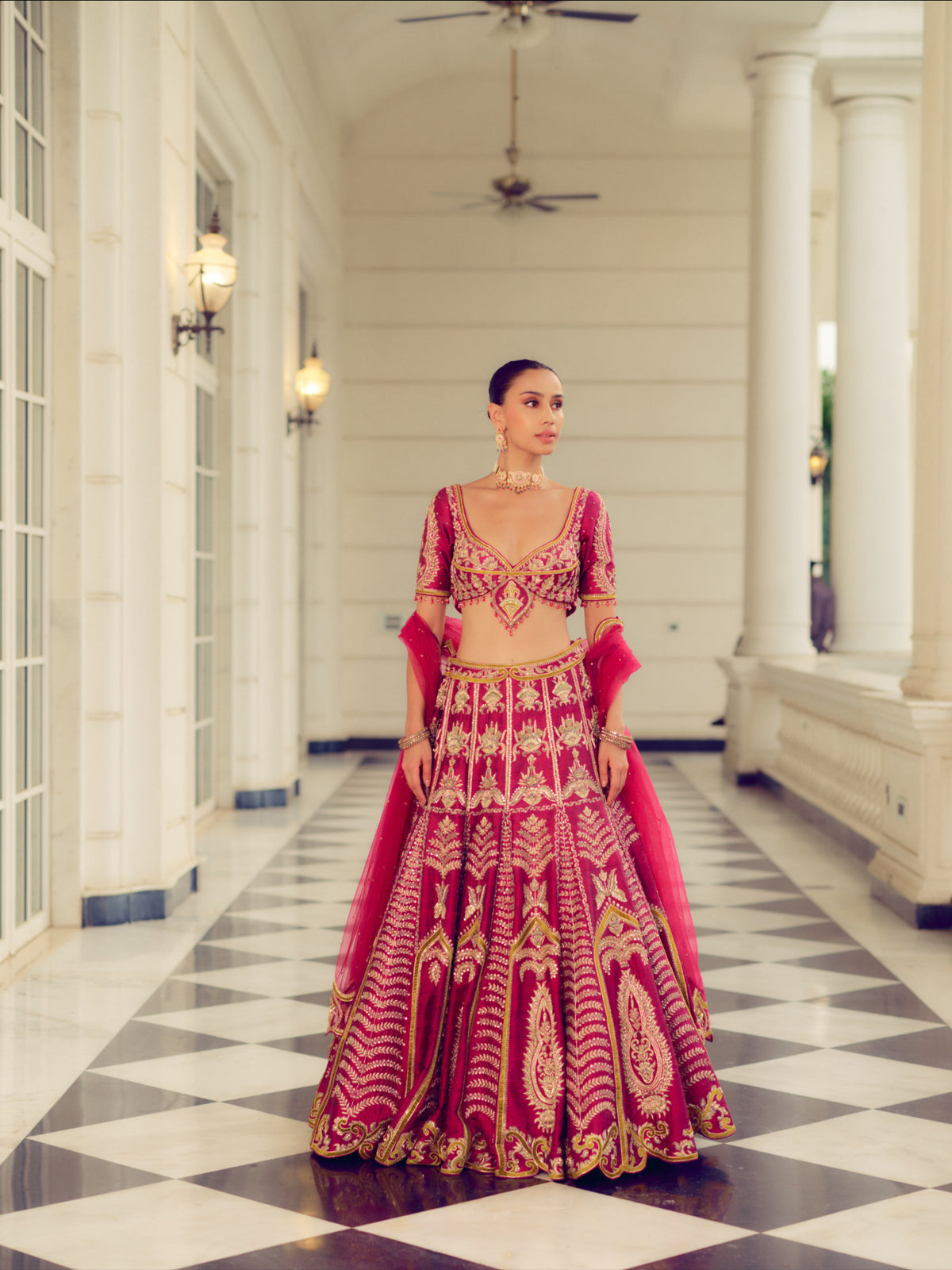 Embroidered Bridal Lehenga Set