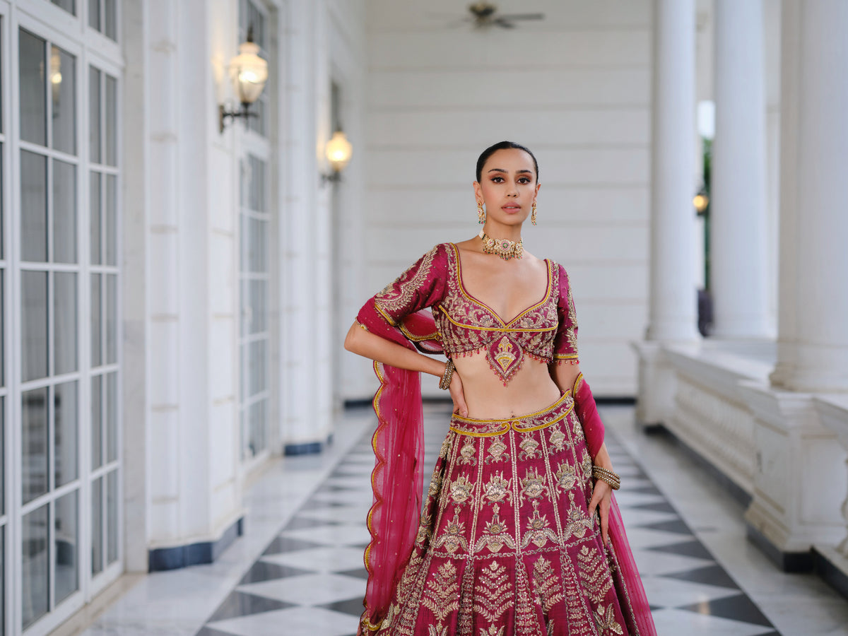 Embroidered Bridal Lehenga Set