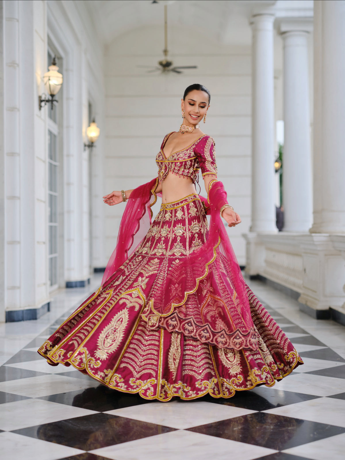 Embroidered Bridal Lehenga Set
