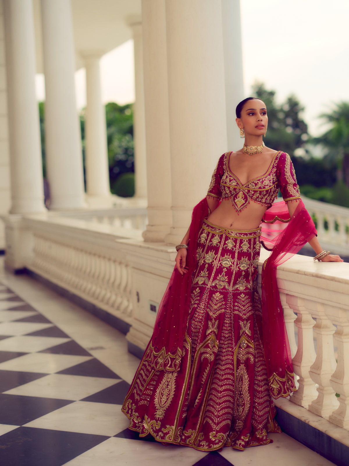 Embroidered Bridal Lehenga Set
